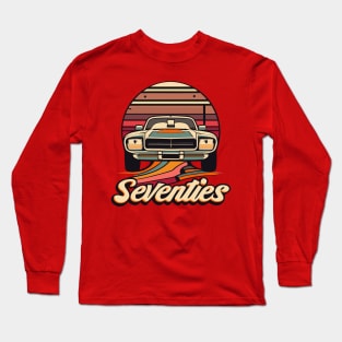 Seventies Muscle Car Long Sleeve T-Shirt